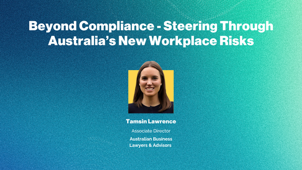 HRFFA26 Landing Page Banner - Workplace Wellbeing, Safety & Psychosocial Risk - Session 1