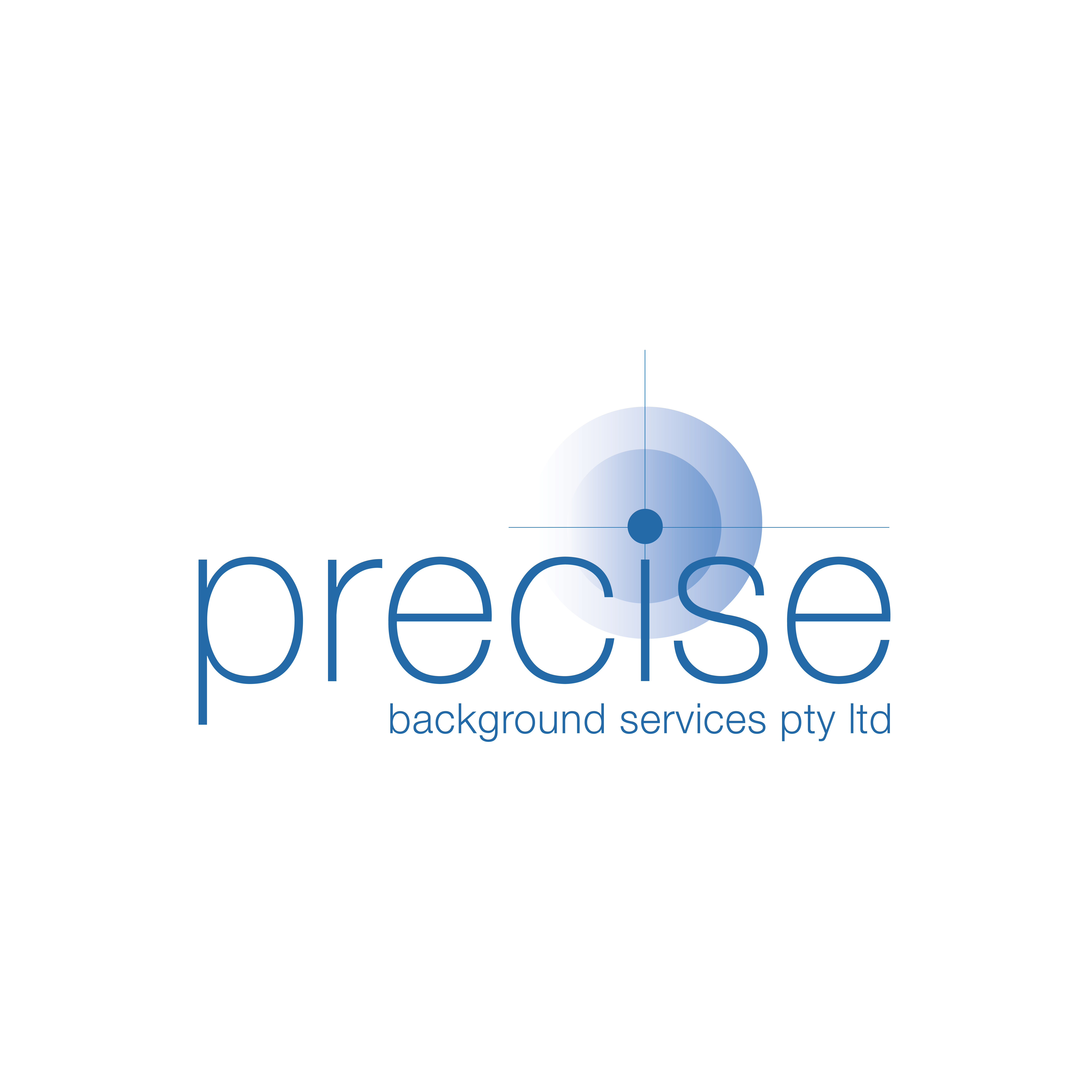Precise logo high res white background